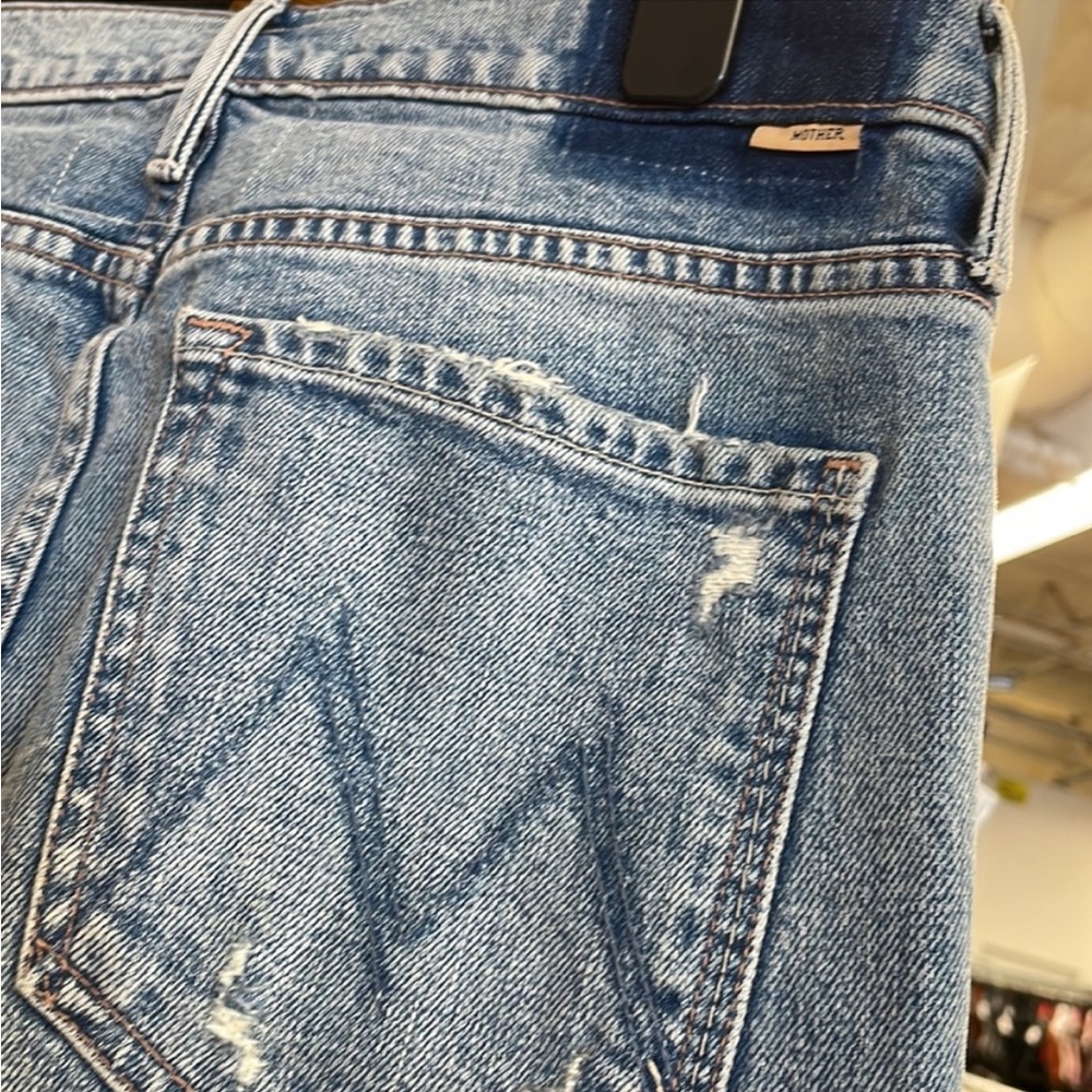 Mother superior jeans-15 minutes of fame flare leg.